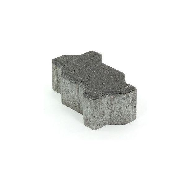 Pihakivi Rudus Unikivi 80, 225x112,5x80mm, sileä, musta