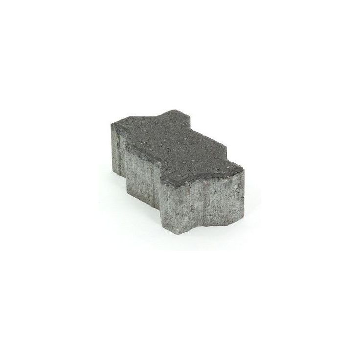 Pihakivi Rudus Unikivi 80, 225x112,5x80mm, sileä, musta