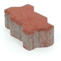 Pihakivi Rudus Unikivi 80, 225x112,5x80mm, sileä, punainen