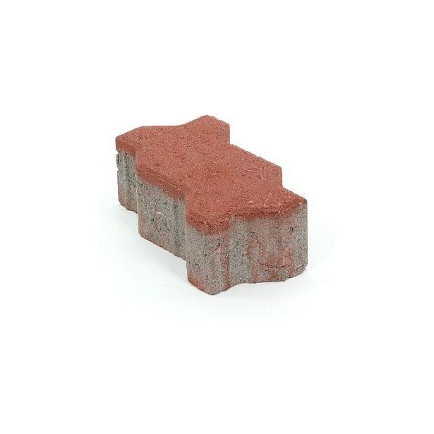 Pihakivi Rudus Unikivi 80, 225x112,5x80mm, sileä, punainen