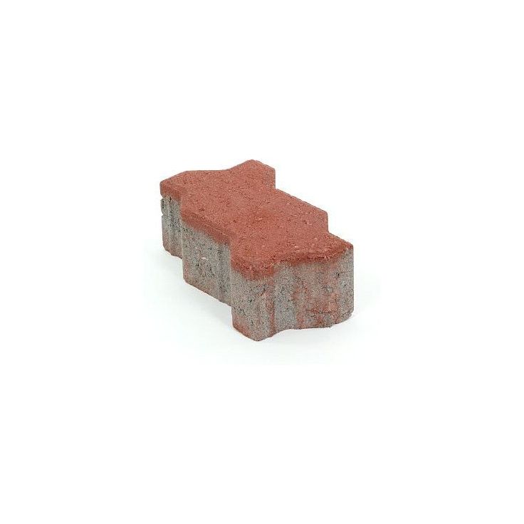 Pihakivi Rudus Unikivi 80, 225x112,5x80mm, sileä, punainen