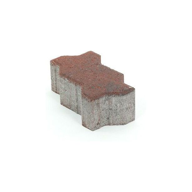 Pihakivi Rudus Unikivi 80, 225x112,5x80mm, sileä, punamusta