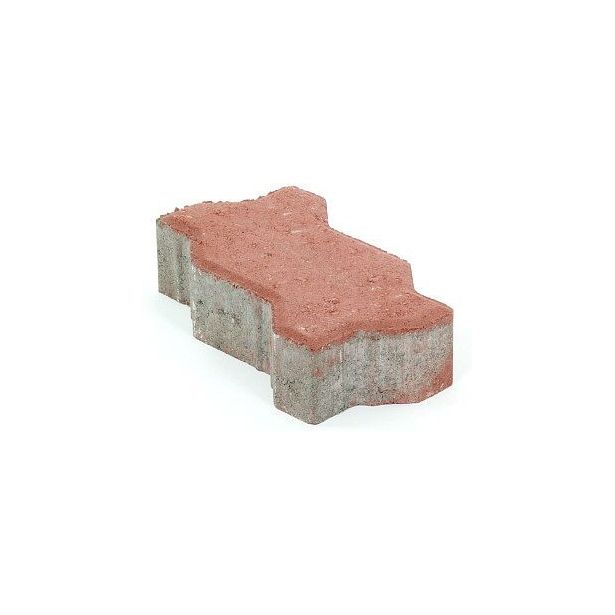 Pihakivi Rudus Unikivi 60, 225x112,5x60mm, sileä, punainen