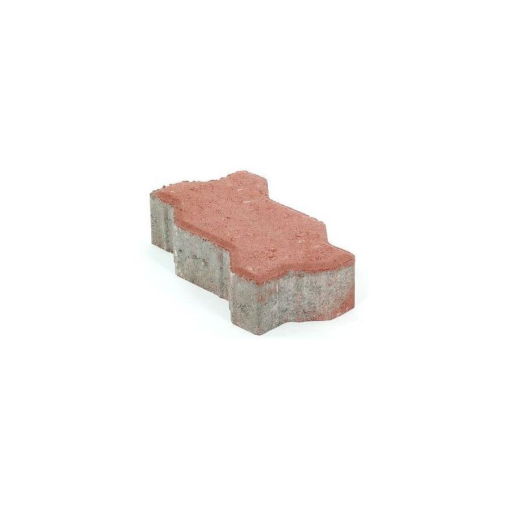 Pihakivi Rudus Unikivi 60, 225x112,5x60mm, sileä, punainen