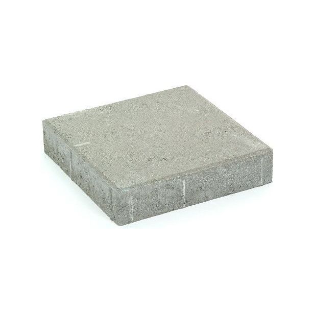 Pihakivi Rudus Kartanolaatta 80, 278x278x80mm, sileä, harmaa