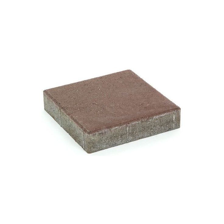 Pihakivi Rudus Kartanolaatta 80, 278x278x80mm, sileä, ruskea