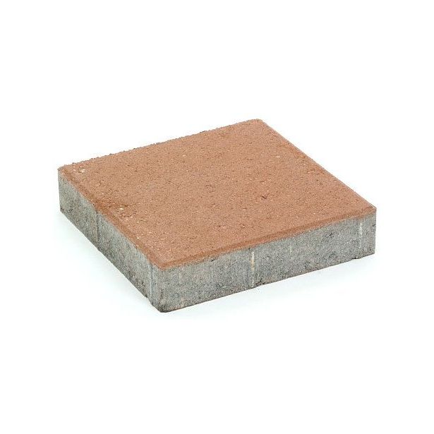 Pihakivi Rudus Kartanolaatta 80, 278x278x80mm, sileä, hiekanruskea