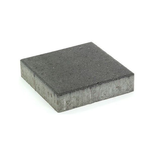 Pihakivi Rudus Kartanolaatta 80, 278x278x80mm, sileä, musta
