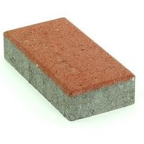 Pihakivi Rudus Kartanokivi 60, 278x138x60mm, sileä, punainen