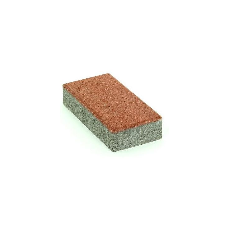 Pihakivi Rudus Kartanokivi 60, 278x138x60mm, sileä, punainen