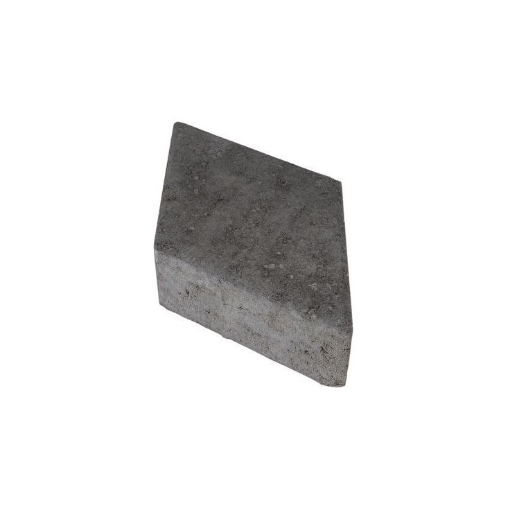 Pihakivi Rudus Rombakivi 80, 334x197x80mm, sileä, musta