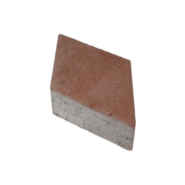 Pihakivi Rudus Rombakivi 80, 334x197x80mm, sileä, punainen
