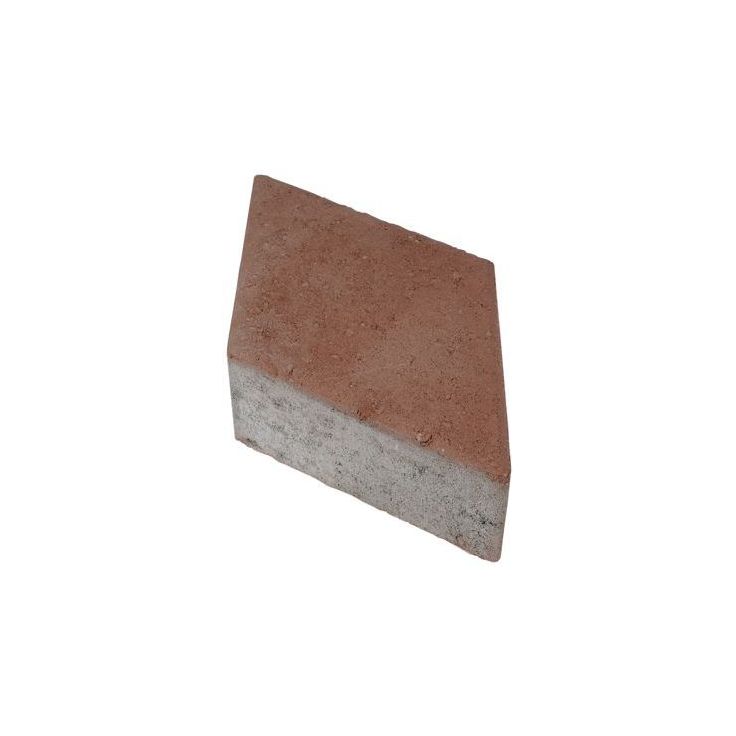 Pihakivi Rudus Rombakivi 80, 334x197x80mm, sileä, punainen