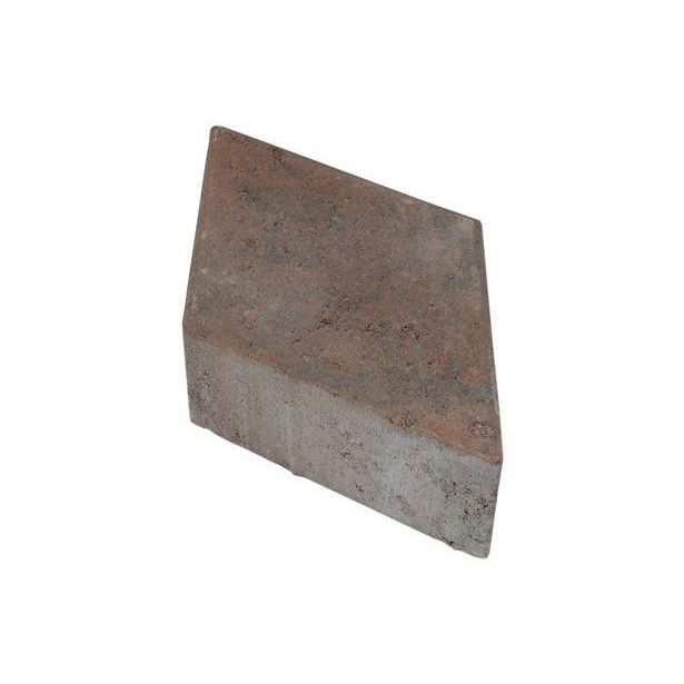 Pihakivi Rudus Rombakivi 80, 334x197x80mm, sileä, punamusta