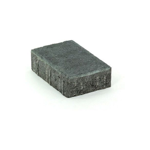 Pihakivi Rudus Kartanonupu 60, viisteetön, 207x137x60mm, sileä, musta