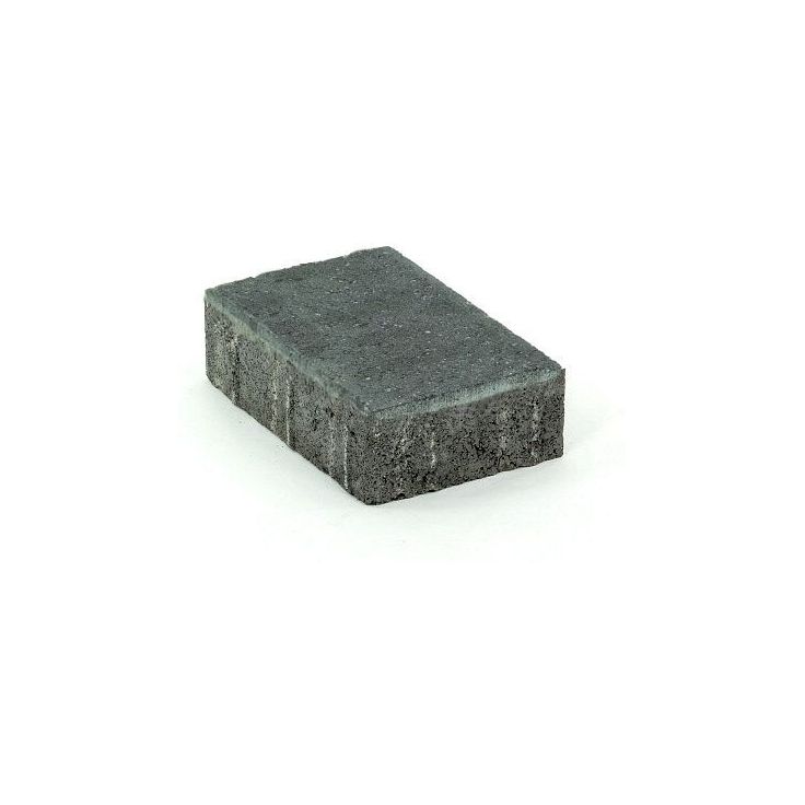 Pihakivi Rudus Kartanonupu 60, viisteetön, 207x137x60mm, sileä, musta