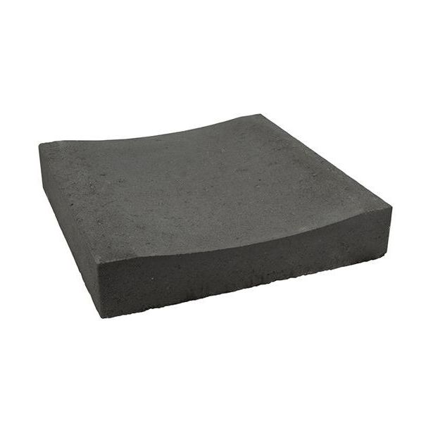 Betonikourulaatta Rudus, 418x420x80mm, sileä, musta
