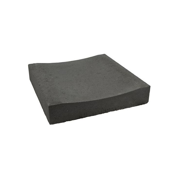 Betonikourulaatta Rudus, 418x420x80mm, sileä, musta
