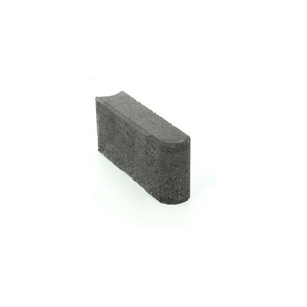 Reunakivi Rudus, 250x80x140mm, sileä, musta