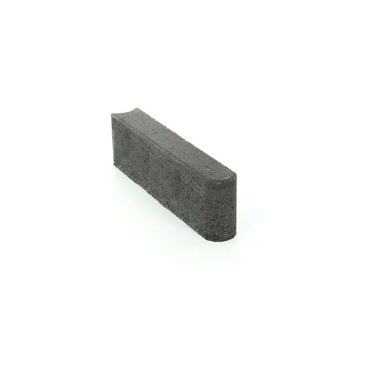 Reunakivi Rudus, 500x80x140mm, sileä, musta