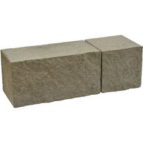 Muurikivi Rudus Antikko, 330x165x165mm, profiloitu, harmaa