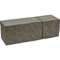 Muurikivi Rudus Antikko, 330x165x165mm, profiloitu, musta