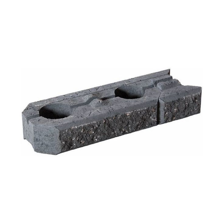Muurikivi Rudus Aitakivi peruspari, 560x200x100mm, sileä, musta
