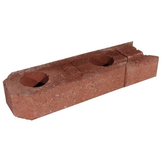Muurikivi Rudus Aitakivi peruspari, 560x200x100mm, sileä, punainen