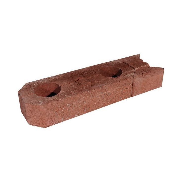 Muurikivi Rudus Aitakivi peruspari, 560x200x100mm, sileä, punainen