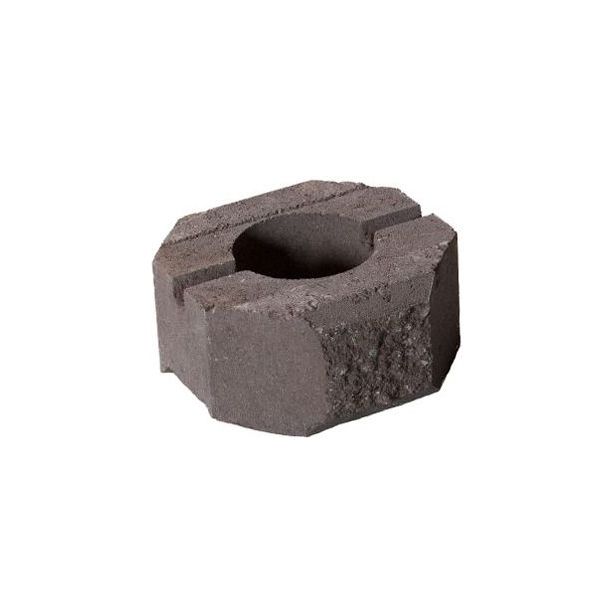 Muurikivi Rudus Aitakivi päätykivi, 200x200x100mm, sileä, ruskea