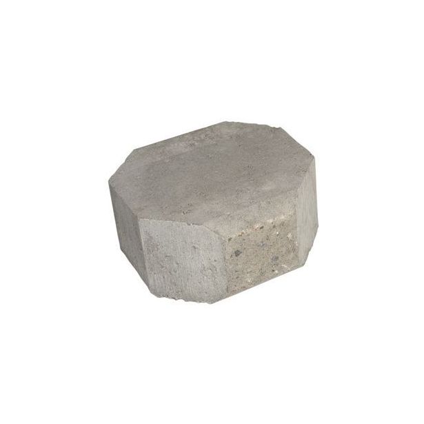Muurikivi Rudus Aitakivi kansipääty, 200x200x100mm, sileä, harmaa