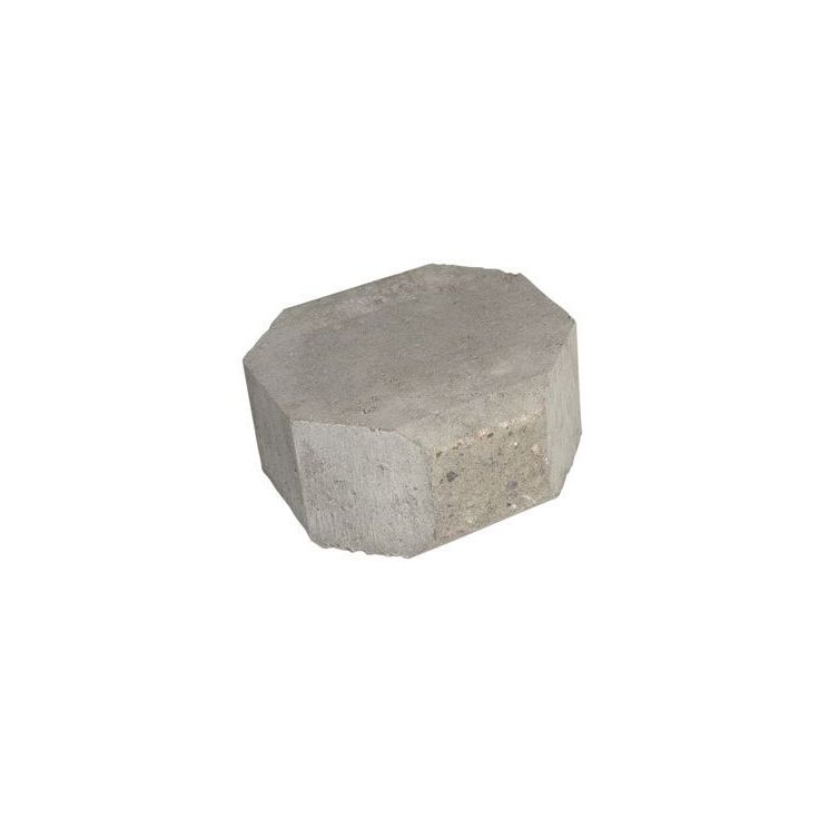 Muurikivi Rudus Aitakivi kansipääty, 200x200x100mm, sileä, harmaa