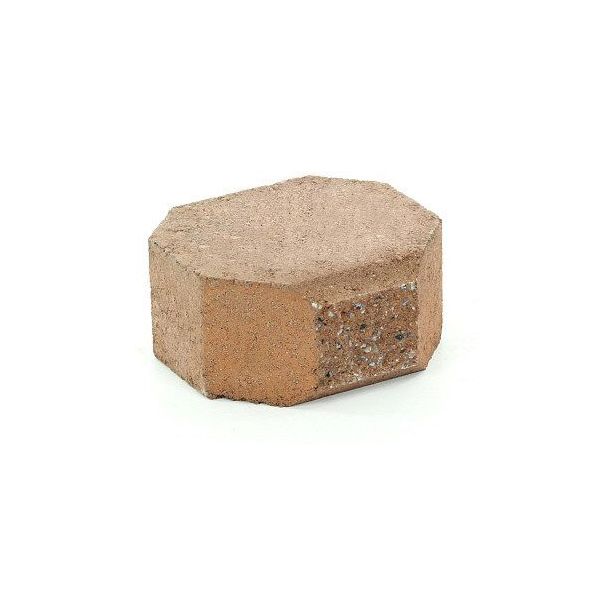 Muurikivi Rudus Aitakivi kansipääty, 200x200x100mm, sileä, hiekanruskea
