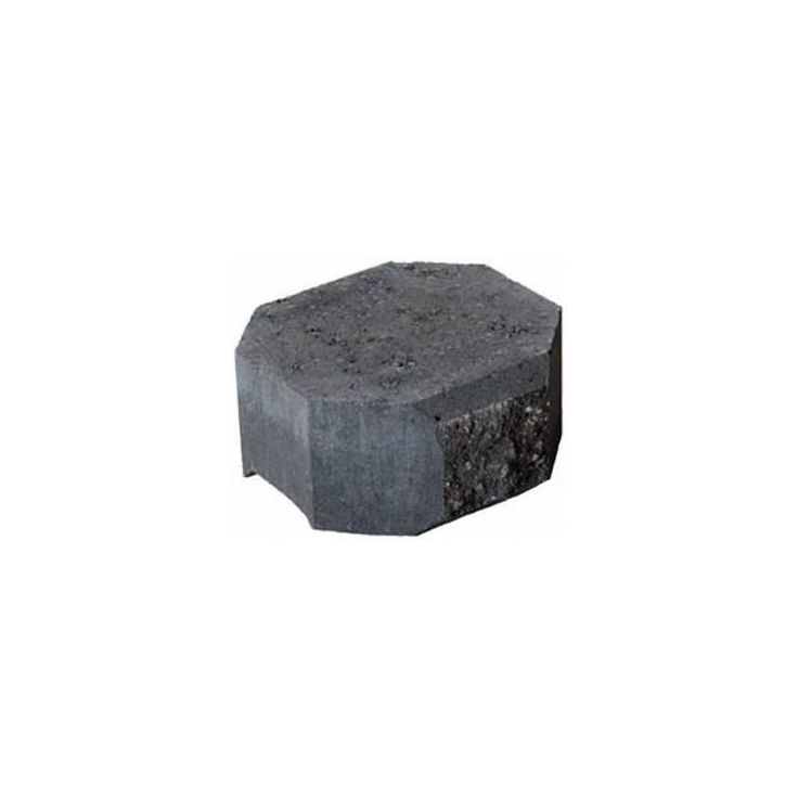 Muurikivi Rudus Aitakivi kansipääty, 200x200x100mm, sileä, musta