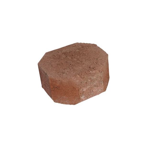 Muurikivi Rudus Aitakivi kansipääty, 200x200x100mm, sileä, punainen