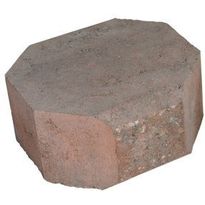 Muurikivi Rudus Aitakivi kansipääty, 200x200x100mm, sileä, punamusta