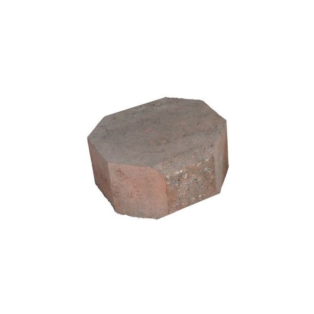 Muurikivi Rudus Aitakivi kansipääty, 200x200x100mm, sileä, punamusta