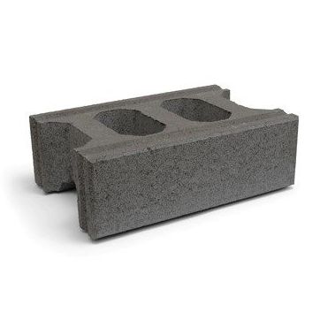 Muurikivi Rudus Paasikko peruskivi, 420x280x140mm, sileä, musta