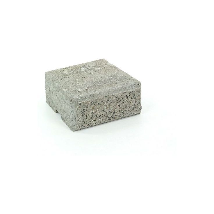 Muurikivi Rudus Muurikko kansikivi, 235x235x100mm, sileä, harmaa