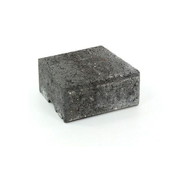 Muurikivi Rudus Muurikko kansikivi, 235x235x100mm, sileä, musta