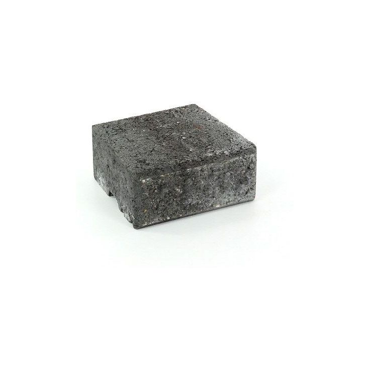 Muurikivi Rudus Muurikko kansikivi, 235x235x100mm, sileä, musta