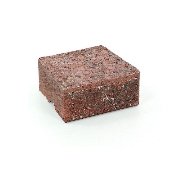 Muurikivi Rudus Muurikko kansikivi, 235x235x100mm, sileä, punamusta