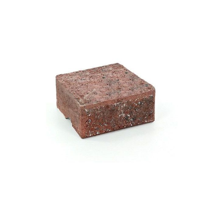 Muurikivi Rudus Muurikko kansikivi, 235x235x100mm, sileä, punamusta
