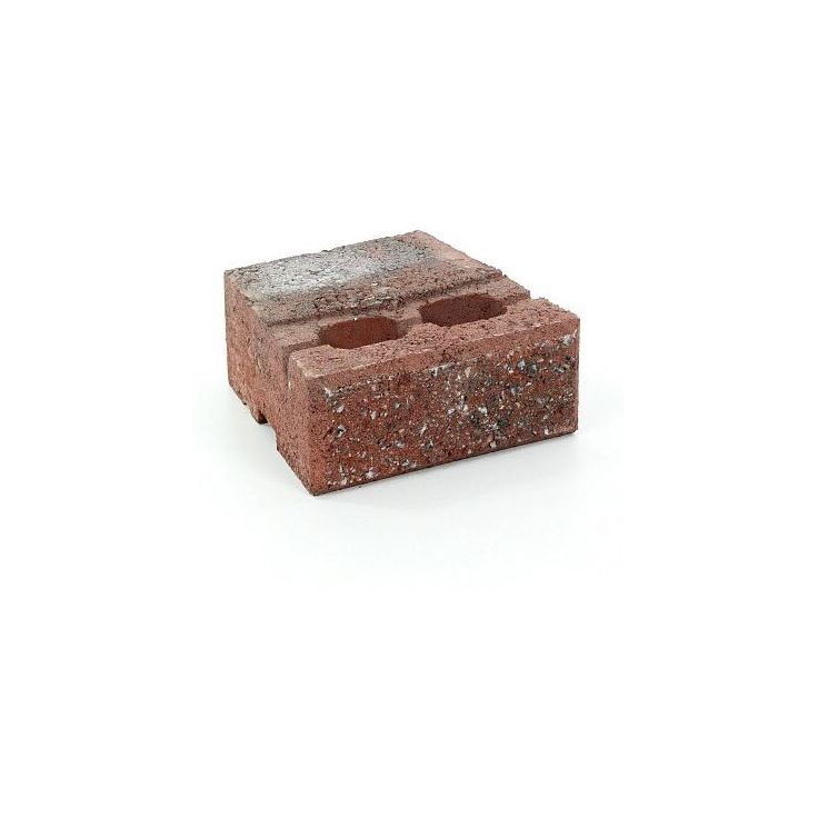 Muurikivi Rudus Muurikko peruskivi, 235x235x100mm, sileä, punamusta