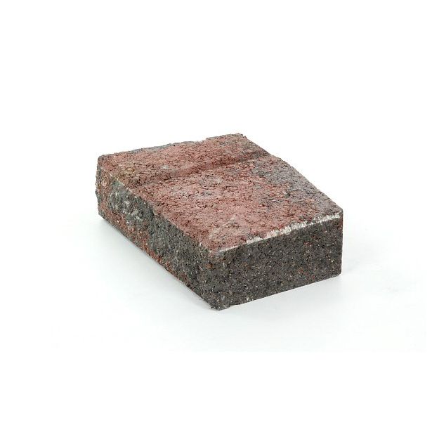 Muurikivi Rudus Muurikko kulmakivi, 352x235x100mm, sileä, punamusta