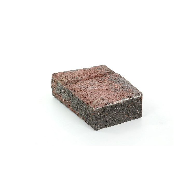 Muurikivi Rudus Muurikko kulmakivi, 352x235x100mm, sileä, punamusta