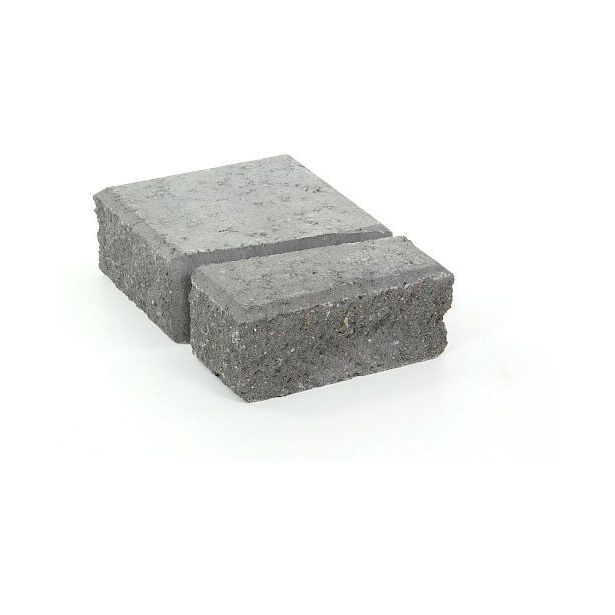 Muurikivi Rudus Muurikko päätypari, 100mm, sileä, harmaa