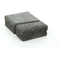 Muurikivi Rudus Muurikko päätypari, 100mm, sileä, musta