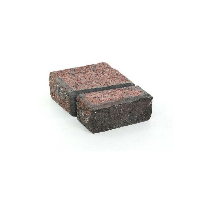 Muurikivi Rudus Muurikko päätypari, 100mm, sileä, punamusta