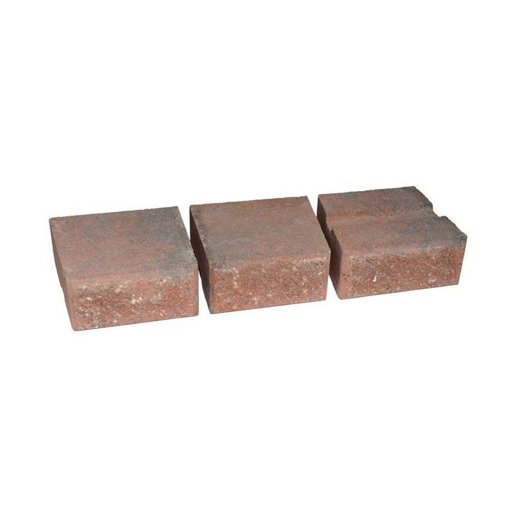 Muurikivi Rudus Muurikko kaarrekivet, 235x235x100mm, sileä, punamusta